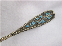 Sterling & Enamel Sterling 6" Sugar Shell   (Antique) 