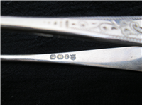 (antique) Sterling 4 5/8" Tongs   (J.D.& S/ James Dixon & Sons, 1867) 