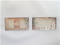 The Last Major Silver Producing Nations Silver Ingots Collection  (Silver Mint, 1973)