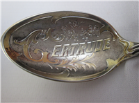 Gertrude Sterling 5 1/2" Souvenir Spoon   (Mechanics Sterling Co) 