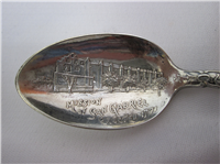 Mission of San Gabriel Sterling 57/8" Souvenir Spoon   (Montgomery Bros) 