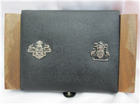 Churchill Silver 2 Coin Set 20 Crown Turks & Caicos Islands & $25 Cayman Proofs (Royal Canadian Mint, 1974)