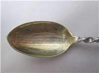 Colombian Exposition Chicago 1893 Sterling 4 1/2" Souvenir Spoon   (Wendell Mfg Co) 