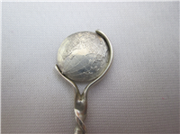 Colombian Exposition Chicago 1893 Sterling 4 1/2" Souvenir Spoon   (Wendell Mfg Co) 