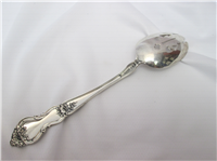 Meadow Rose Sterling 8 1/4" Pierce Serving Spoon   (Wallace, #1907) 