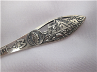 Mt. Evans, Colo. Sterling 5 1/2" Souvenir Spoon   (Unknown Sterling) 