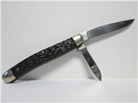 1960s 3 1/4" 2-Blade Stag Handle Slim Serpentine  No. 50 (Ulster)