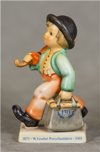 MERRY WANDERER Figurine (Hummel 11 2/0, TMK) 130th Anniversary