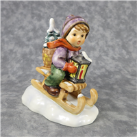 RIDE INTO CHRISTMAS 4-1/4" Figurine   (Hummel 396/2/0, TMK 6)