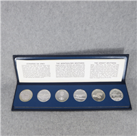 Milestones of Manned Flight Silver Medals Set (TWA, 1969)