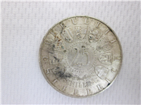 AUSTRIA 1956 25 Schilling Mozart Commemorative Coin 1756-1956