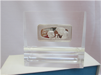 Father's Day 1000 Grains Proof Ingot With Lucite Display (Franklin Mint, 1977)