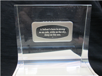 Father's Day 1000 Grains Proof Ingot With Lucite Display  (Franklin Mint, 1976)