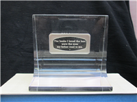 Father's Day 1000 Grains Proof Ingot With Lucite Display  (Franklin Mint, 1975)