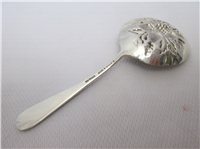 Repousse Sterling 5 1/8" Bon Bon Spoon   (S. Kirk & Son, #1828) 