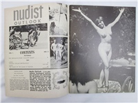 NUDIST OUTLOOK  Vol. 1 #3    (D & K, Inc., 1965) 