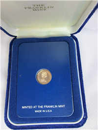 BRITISH VIRGIN ISLANDS $25 Gold Coin (Franklin Mint, 1980)