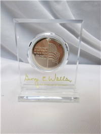 GEORGE WALLACE Silver Proof Medal (Franklin Mint, 1974)