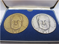 Richard M. Nixon Journey For Peace Medals Set  (Danbury Mint, 1972)