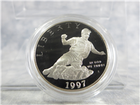 1997-P Jackie Robinson Proof Silver Dollar