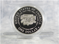 1997-P Jackie Robinson Proof Silver Dollar