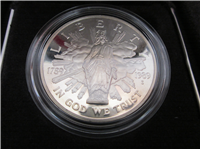 1989-P  US Congressional 50th Anniversary Silver Proof Dollar with Box & COA  ()