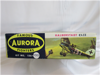 WWI GERMAN HALBERSTADT CLII   1:4 Plastic Model Kit    (Aurora Famous Fighters 136-100, 1959)