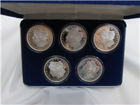 5 Coin Million Dollar Morgan Silver Clad Tribute Proof Set (National Collector's Mint)