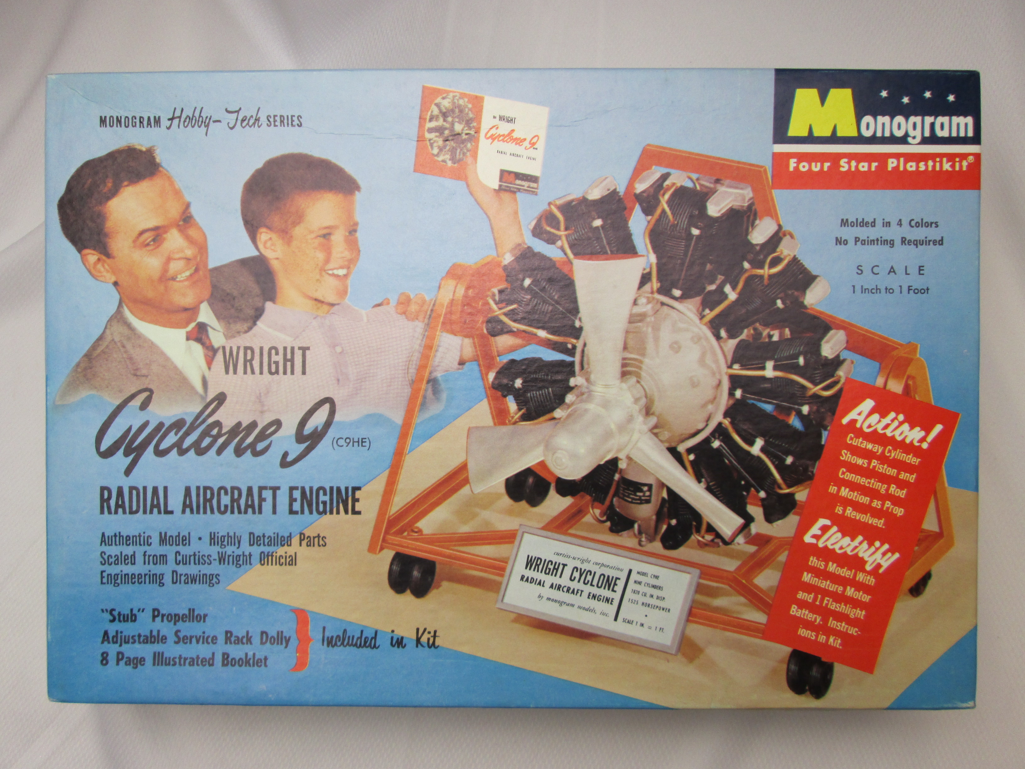 How much is CYCLONE 9 (C9HE) RADIAL AIRCRAFT ENGINE 112 Plastic Model Kit (Monogram PE52198