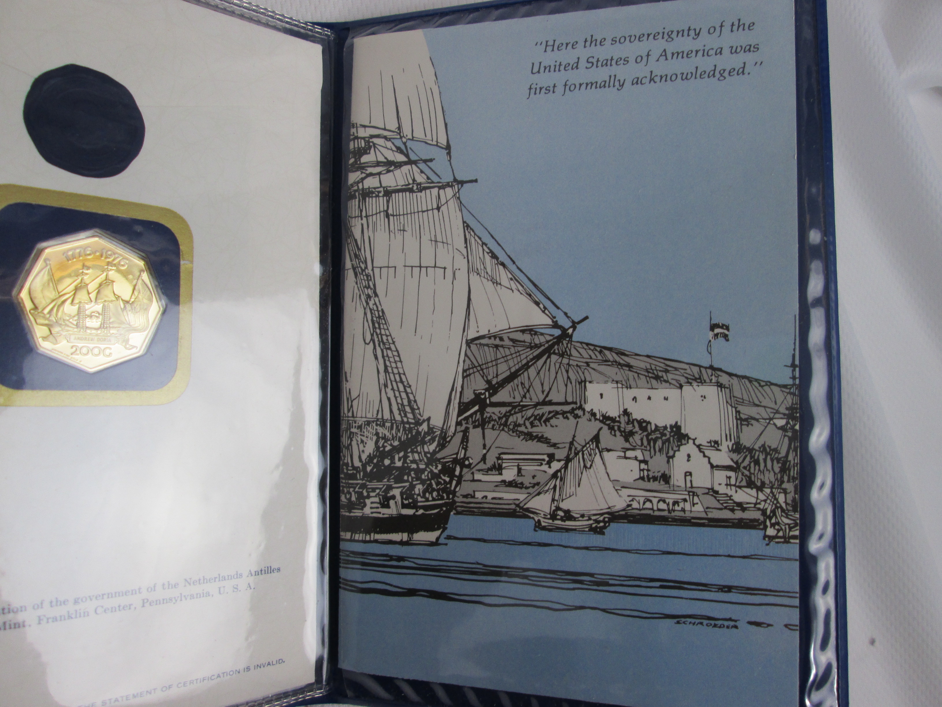 How Much Is NETHERLANDS ANTILLES 1976 200 Guilder Gold Proof 25 