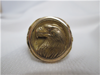 The Golden Eagle Ring by Gilroy Roberts (Franklin Mint, 1977, 14KT) Size 11 1/2