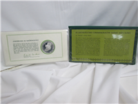 St. Patrick's Day Irish Silver Medal and First Day Cover (Franklin Mint, 1978)