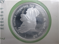 St. Patrick's Day Irish Silver Medal and First Day Cover (Franklin Mint, 1978)