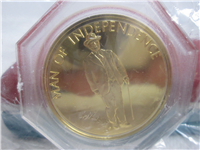 HARRY S. TRUMAN & LYNDON B. JOHNSON Silver w/ 24K Gold Electroplate Proof Set (INA, 1972-73)