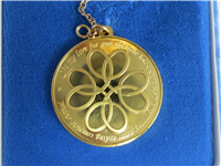 1976 Franklin Mint 18KT Gold Love Token Pendant 