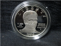 1998-S Black Revolutionary War Patriots Proof Silver Dollar