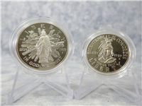 1989-S Congress 2 Coin Silver Proof Set