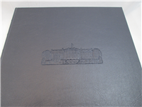 1974 Franklin Mint White House Historical John Tyler Presidential Sterling Silver Plate 