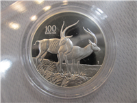 1998 ZAMBIA 100 Kwacha Gazelles Proof