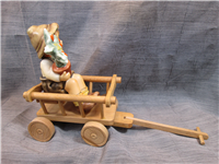 LOVE IN BLOOM Figurine with Wagon (Hummel 699, TMK)