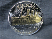 Highland Mint Titanic 1/2 Troy Pound Silver Medal 