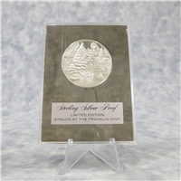 Christmas 'Holiday Scene' Holiday Silver Proof Medal (Franklin Mint, 1971)