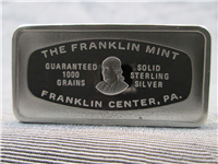 1000 Grain 'Bringing In The Gifts' Christmas Ingot   (Franklin Mint, 1980)