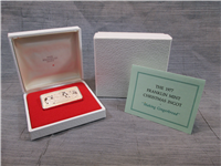 1000 Grain 'Making Gingerbread' Christmas Ingot   (Franklin Mint, 1977)