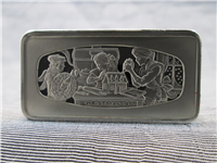 1000 Grain 'Making Gingerbread' Christmas Ingot   (Franklin Mint, 1977)