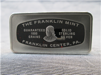 1000 Grain 'Making Gingerbread' Christmas Ingot   (Franklin Mint, 1977)