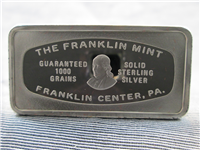 1000 Grain Holiday/Christmas Ingot   (Franklin Mint, 1983)