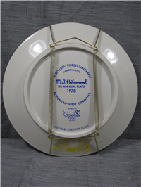 1978 HAPPY PASTIME 8th Annual Plate (Hummel 271, TMK)