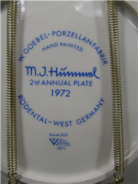 1972 HEAR YE HEAR YE 2nd Annual Plate (Hummel 265, TMK)