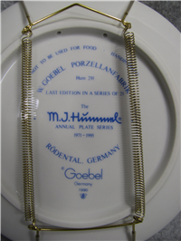 1995 COME BACK SOON Last Edition Plate (Hummel 291, TMK)